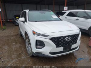 Hyundai Santa Fe Ultimate 2019 White 2.4L vin: 5NMS53AD3KH061925